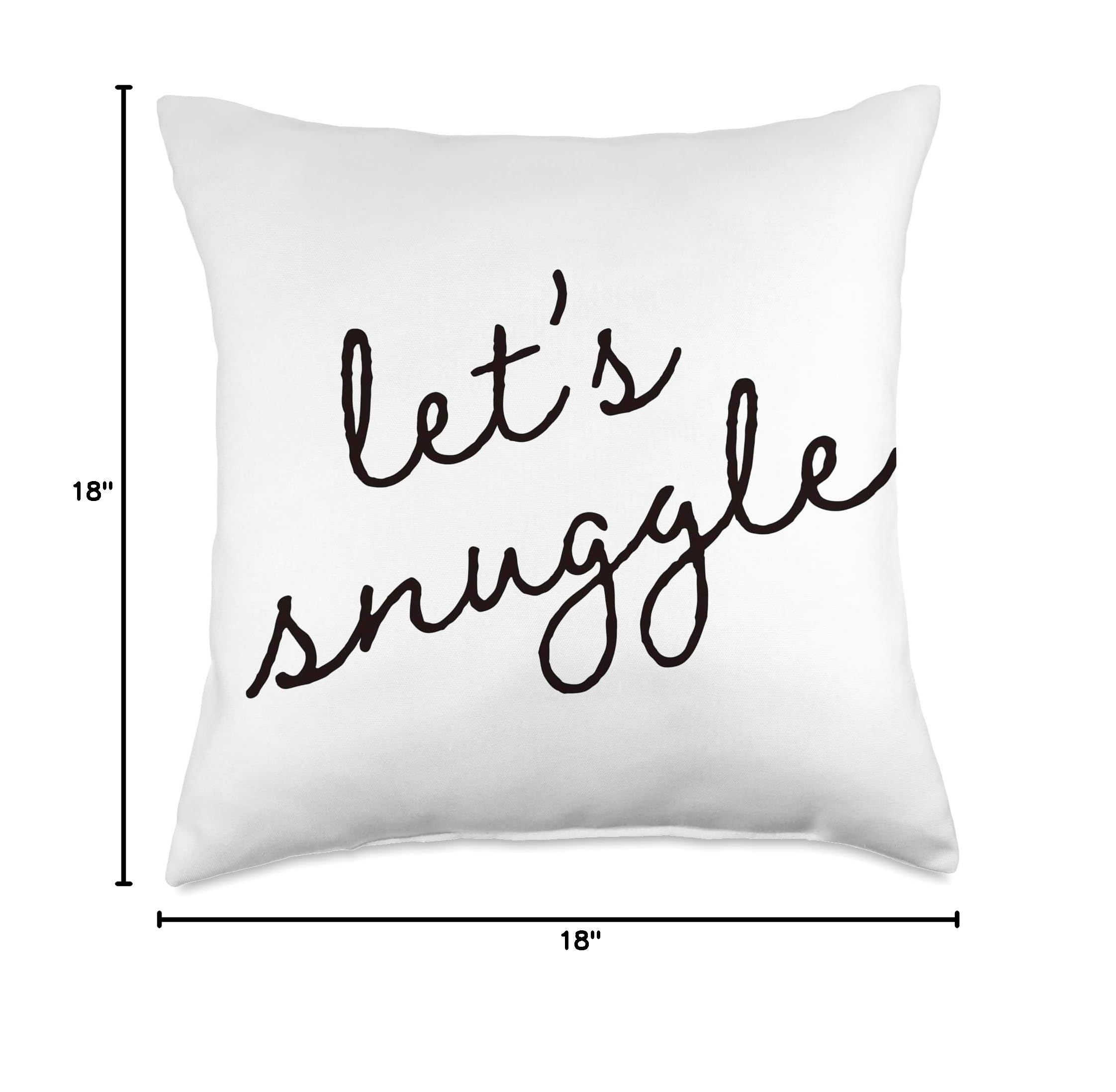 Soft and Cozy Black & White Throw Pillow - Perfect for Bedroom, Nursery Decor & Snuggling - Cute Home Accessories for Relaxation & Comfort