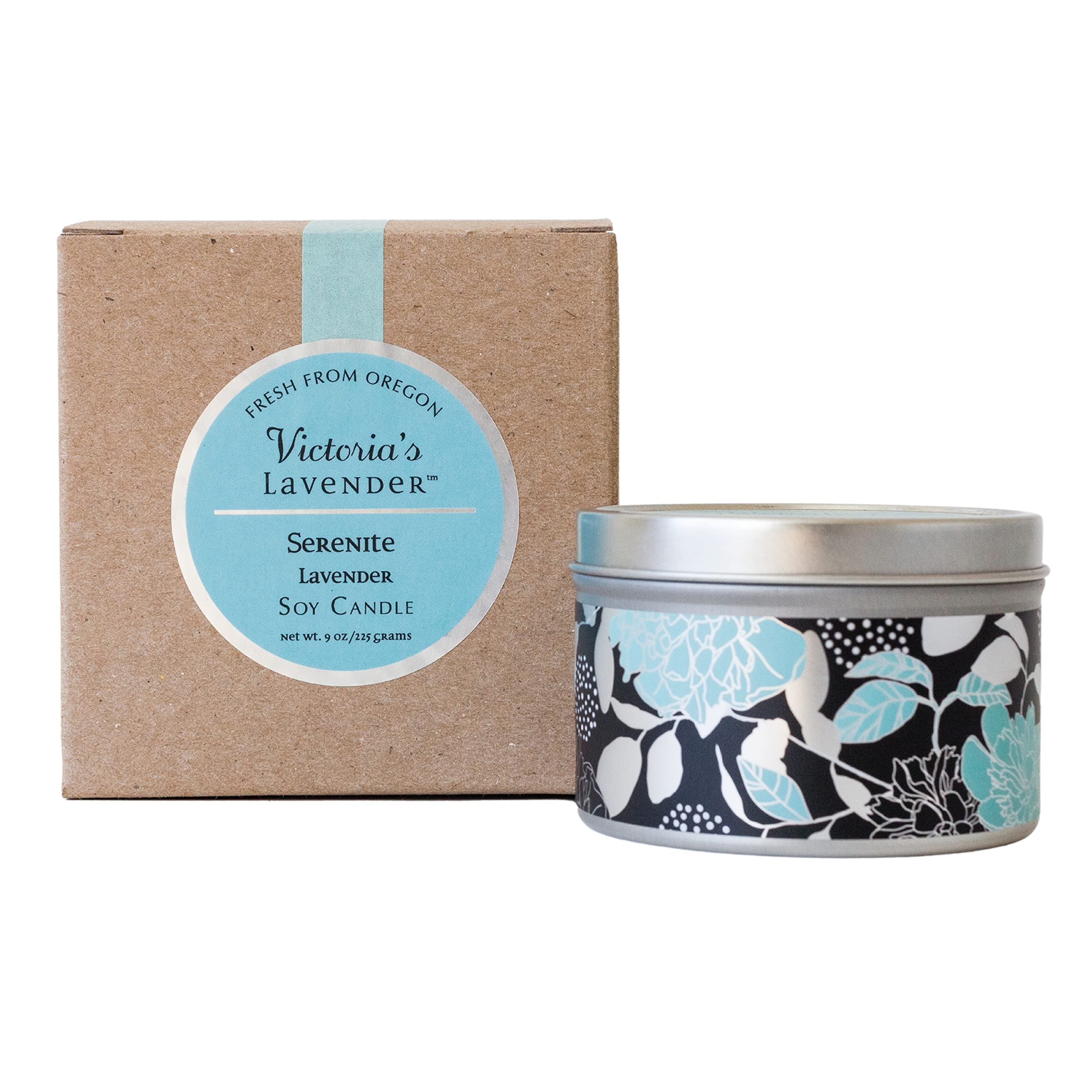 Lavender Scented Candles 8oz - Soy Wax Aromatherapy for Home Relaxation & Romantic Ambiance