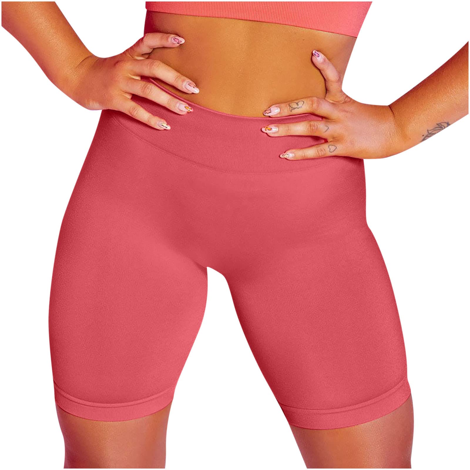 Posijego Women's High Waisted Yoga Leggings - Summer & Fall Gym Workout Pants, Cottagecore Athletic Shorts for Running, Lounge & Casual Wear