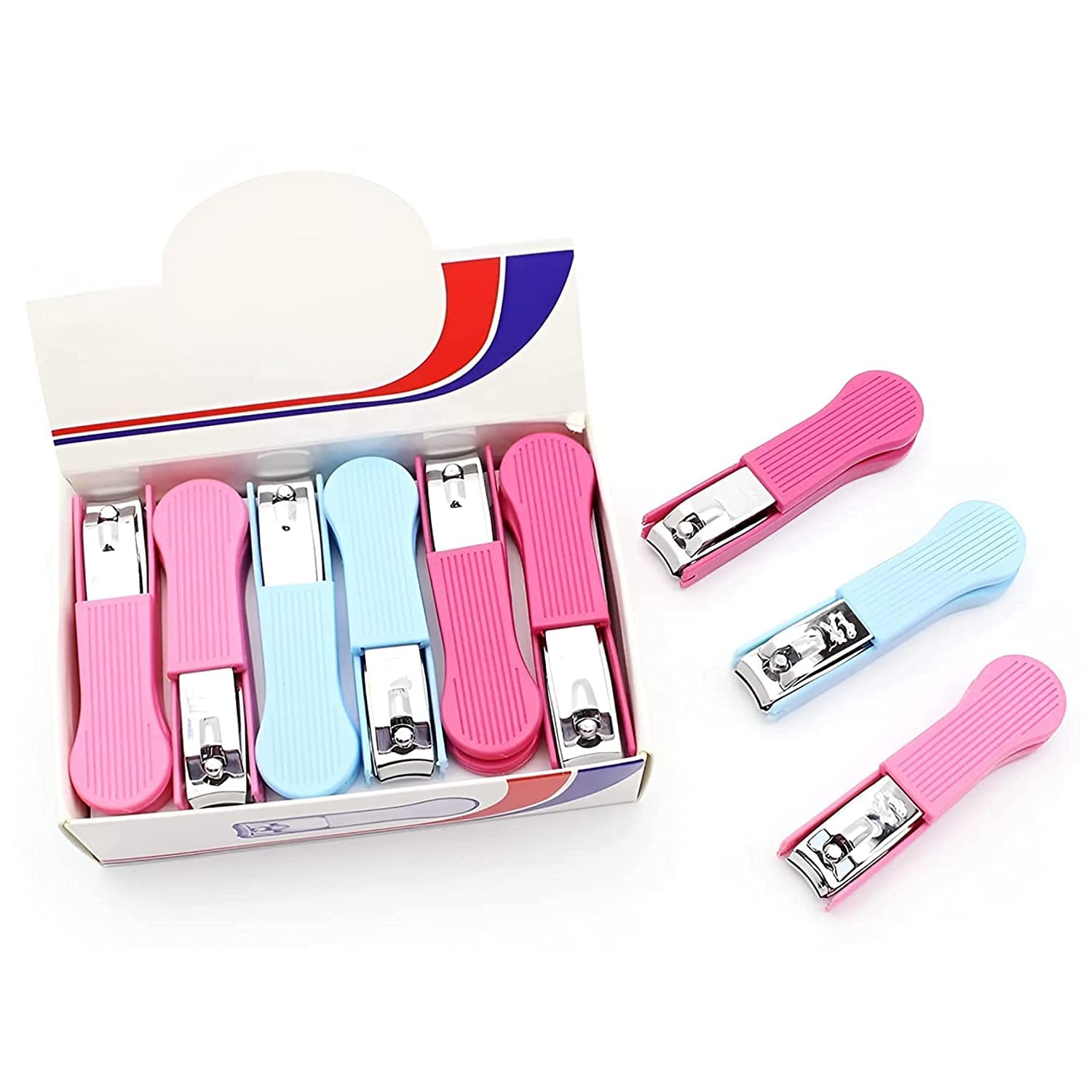 SIYAA 4-Piece Nail Clipper Set for Women - Stainless Steel Nail Cutters with Nail File (30g) - Perfect for Travel, Home, Salon & Grooming Kits