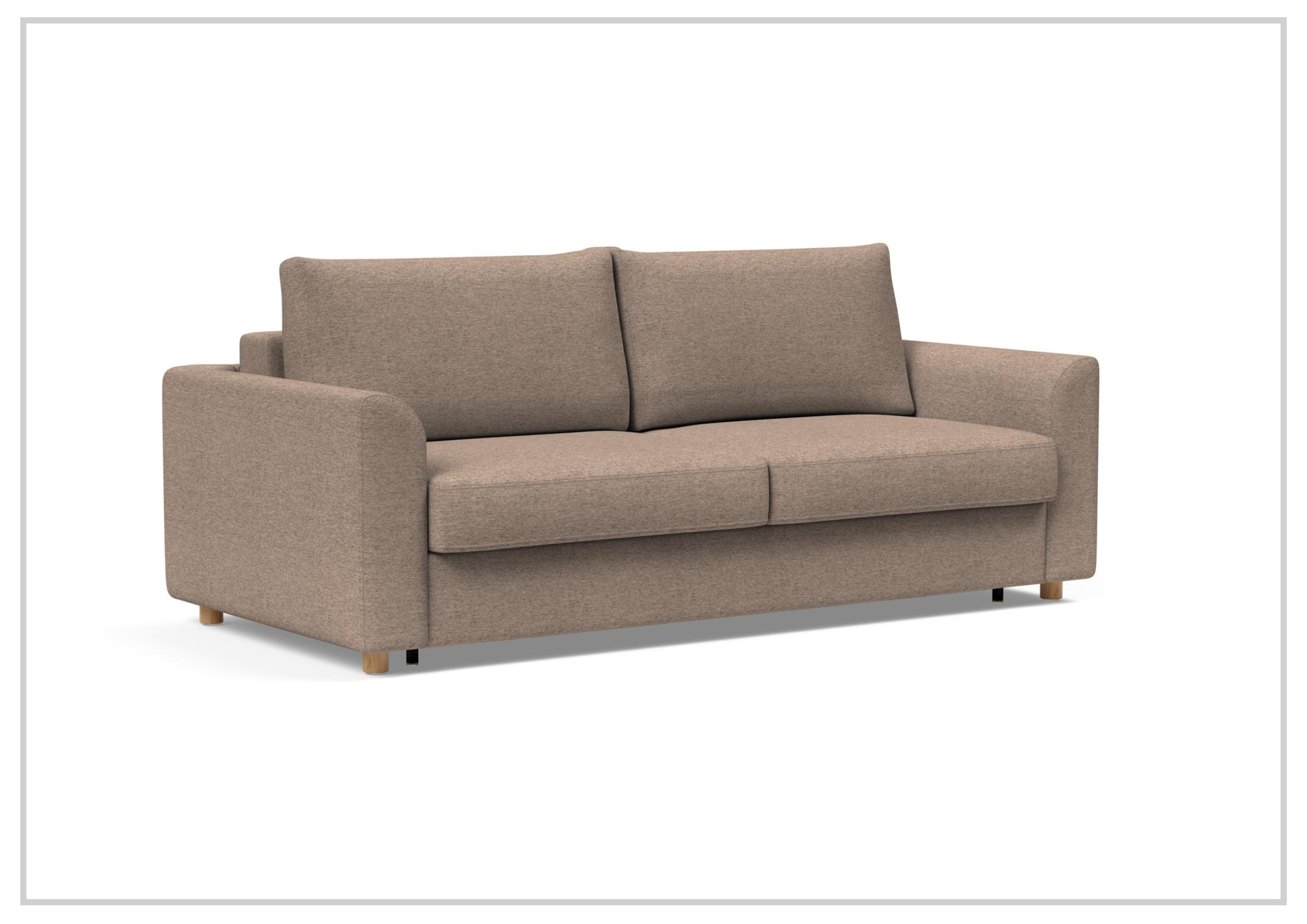 Innovation Living Neah Fabric 2-Seater King Size Sleeper Sofa Bed - Convertible Comfort for Small Spaces & Guest Rooms