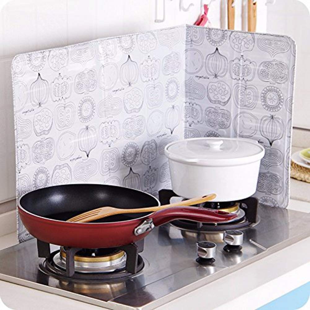 Yosoo Anti-Splatter Guard for Kitchen - Durable Frying Pan Oil Splash Screen Cover, Prevents Oil Spills for Safer Cooking, Ideal for Frying, Sautéing, and Roasting Vegetables
