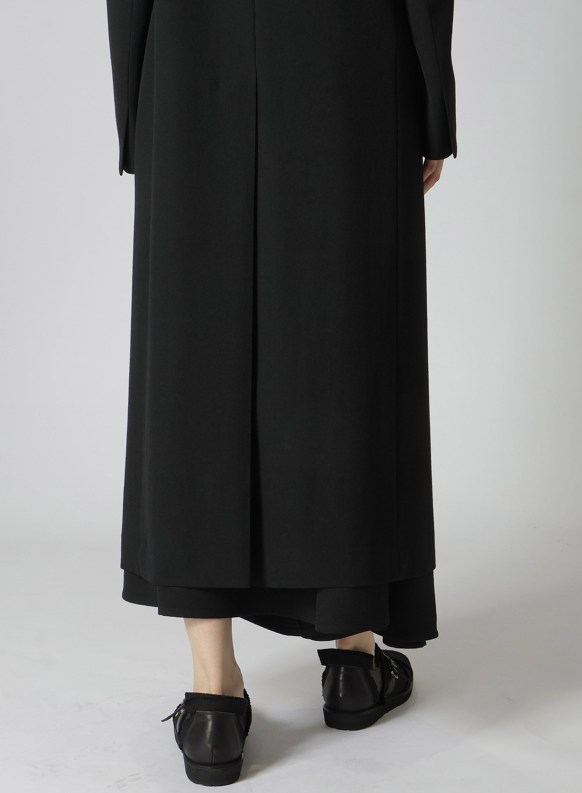 60% Wool Gabardine Double-Layered Long Coat for Men & Women | Warm Winter Overcoat for Office, Travel & Formal Occasions