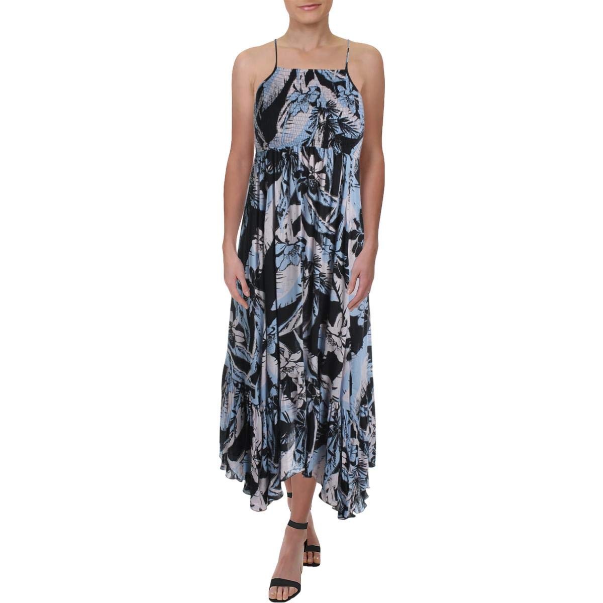 Free People Heat Wave Printed Maxi Dress - Flowy Boho Summer Beach Dress for Women | Perfect for Vacations, Music Festivals & Casual Outings