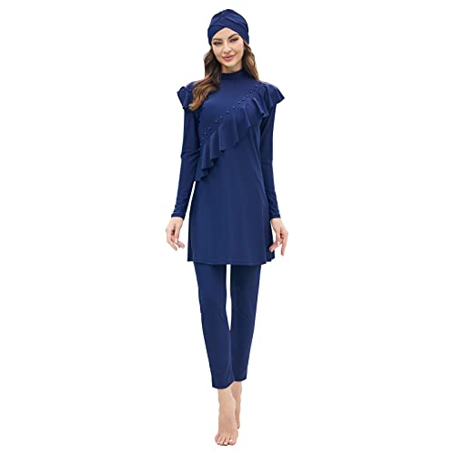 Navy Blue - Ruffle