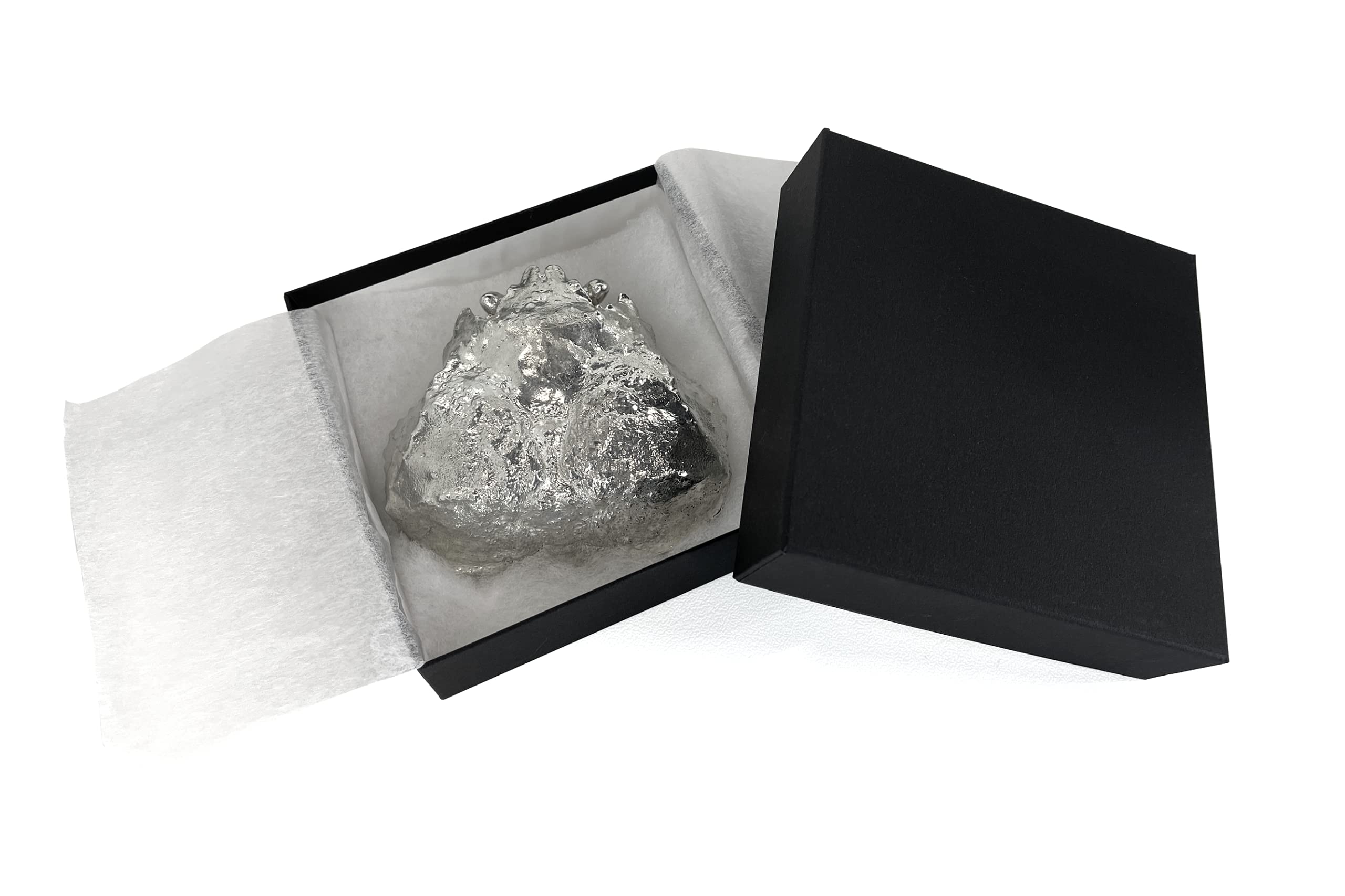 Premium Crab Shell Serving Dish - Elegant Tin Silver Seafood Tray for Appetizers, Salad, Dip & Sauce | Perfect for Restaurants, Parties & Home Décor