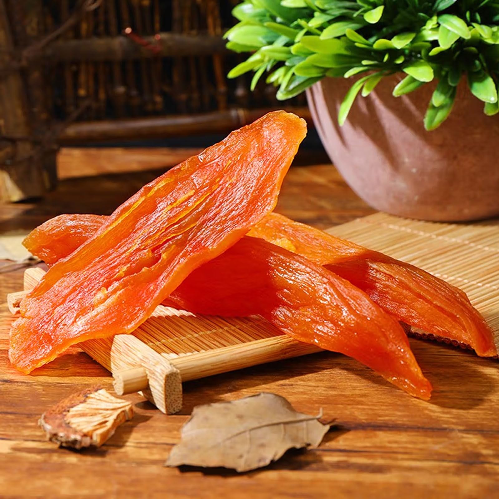 Organic Dried Sweet Potato Sticks 17.63oz - Healthy Vegan Gluten-Free Snack, Individually Wrapped for On-the-Go, Perfect for Hiking, School Lunch & Office Snacks