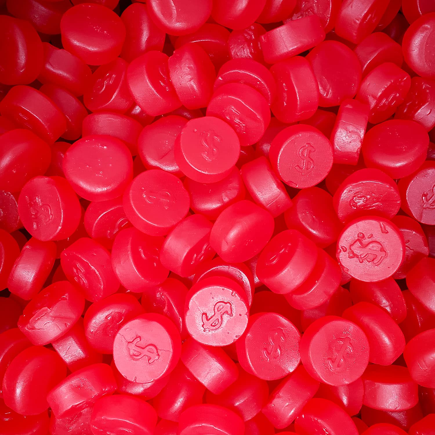 Cherry Juju Candy Coins - 1 Pound Bulk Bag | Old-Fashioned Hard Candy for Parties, Gifts & Movie Nights | Cherry Flavored Retro Sweets for Candy Buffets & Holiday Treats