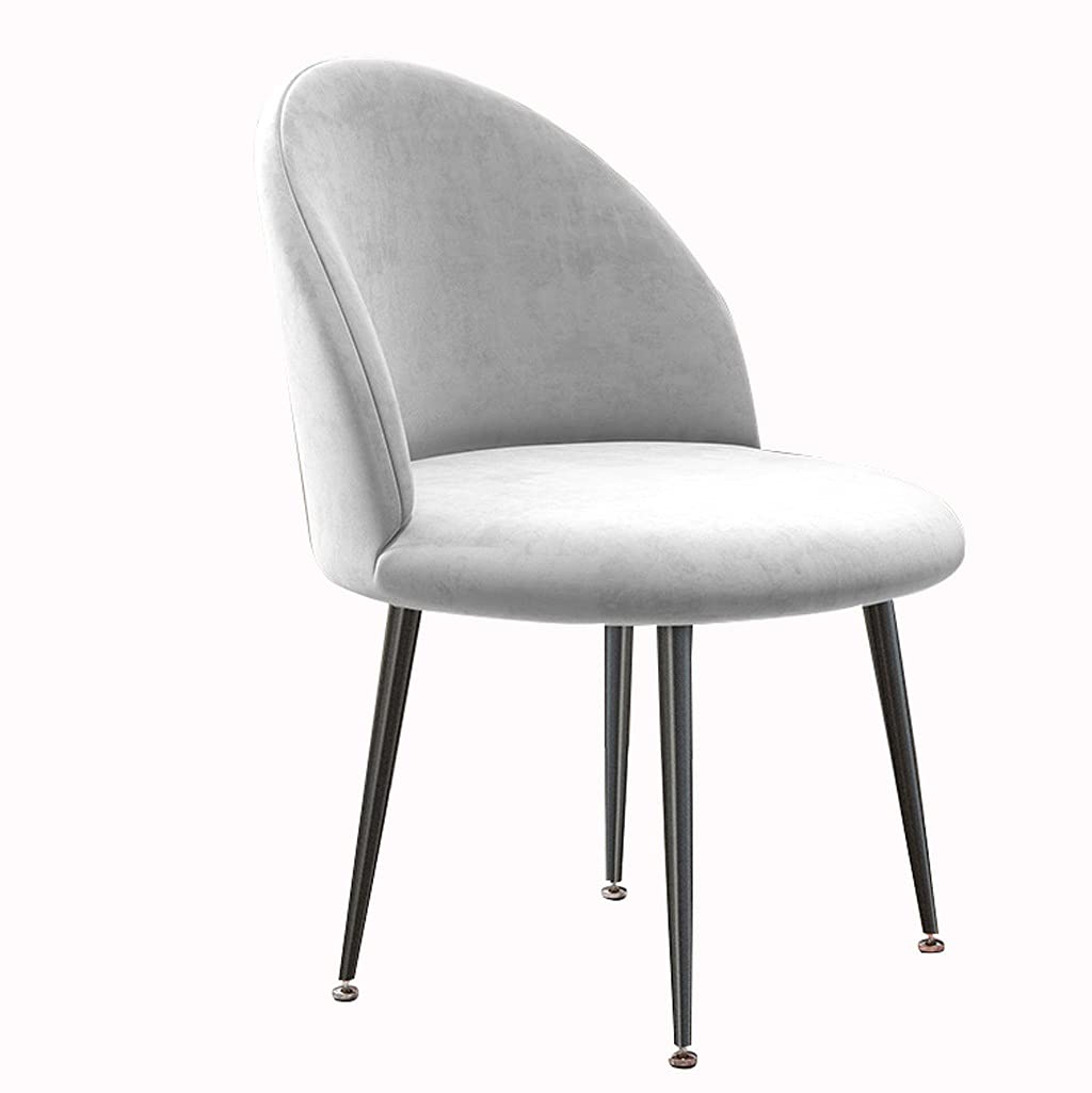 Modern Velvet Upholstered Dining Chairs with Metal Legs - Set of 4 Kitchen & Living Room Accent Chairs for Counter, Bar & Lounge - Comfortable Leisure Side Chairs for Home, Restaurant & Cafe