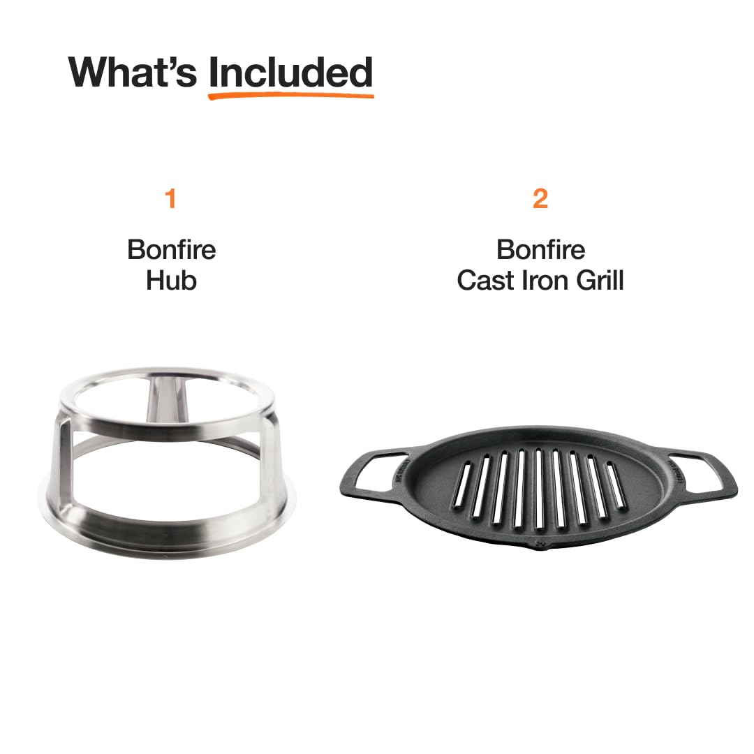 Solo Stove Bonfire Grill Top & Hub - 17.5