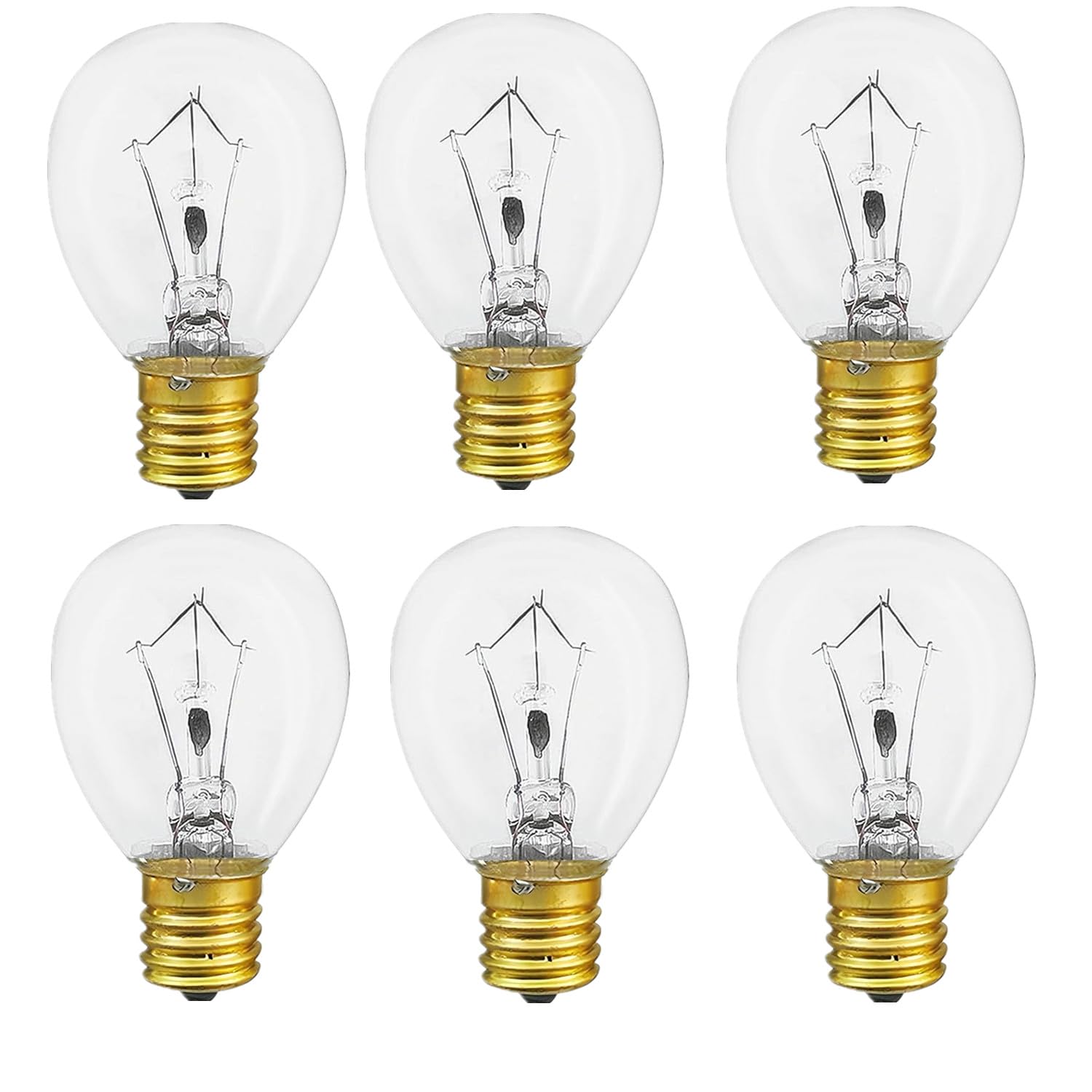 25W S11 120V E17 Base Lava Lamp Bulb - Warm White Glow Replacement Bulbs for 14.5