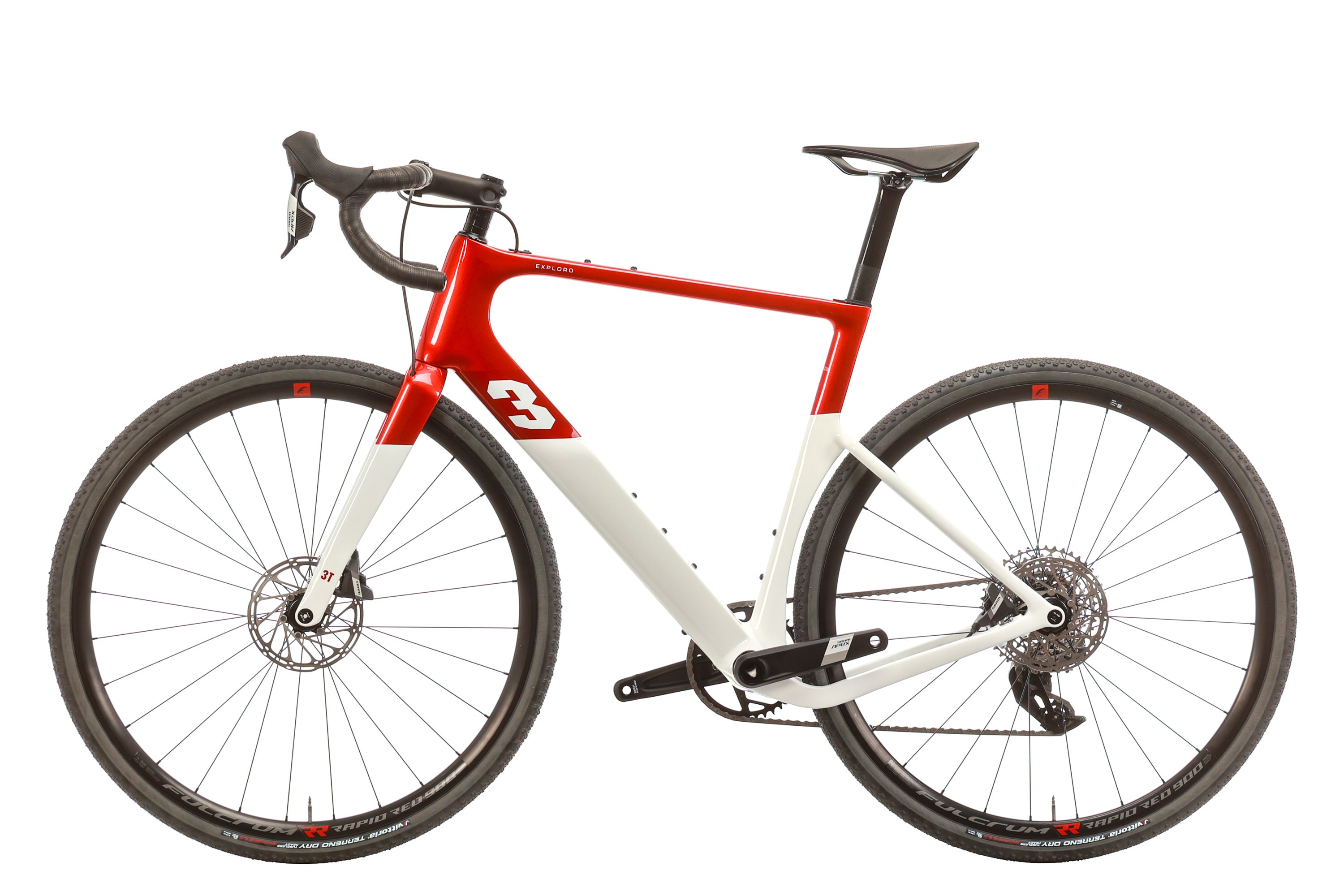 2023 3T Exploro Racemax APEX XPLR Gravel Bike - 56cm Carbon Frame Adventure & Commuting Bicycle for Off-Road Trails & Urban Riding