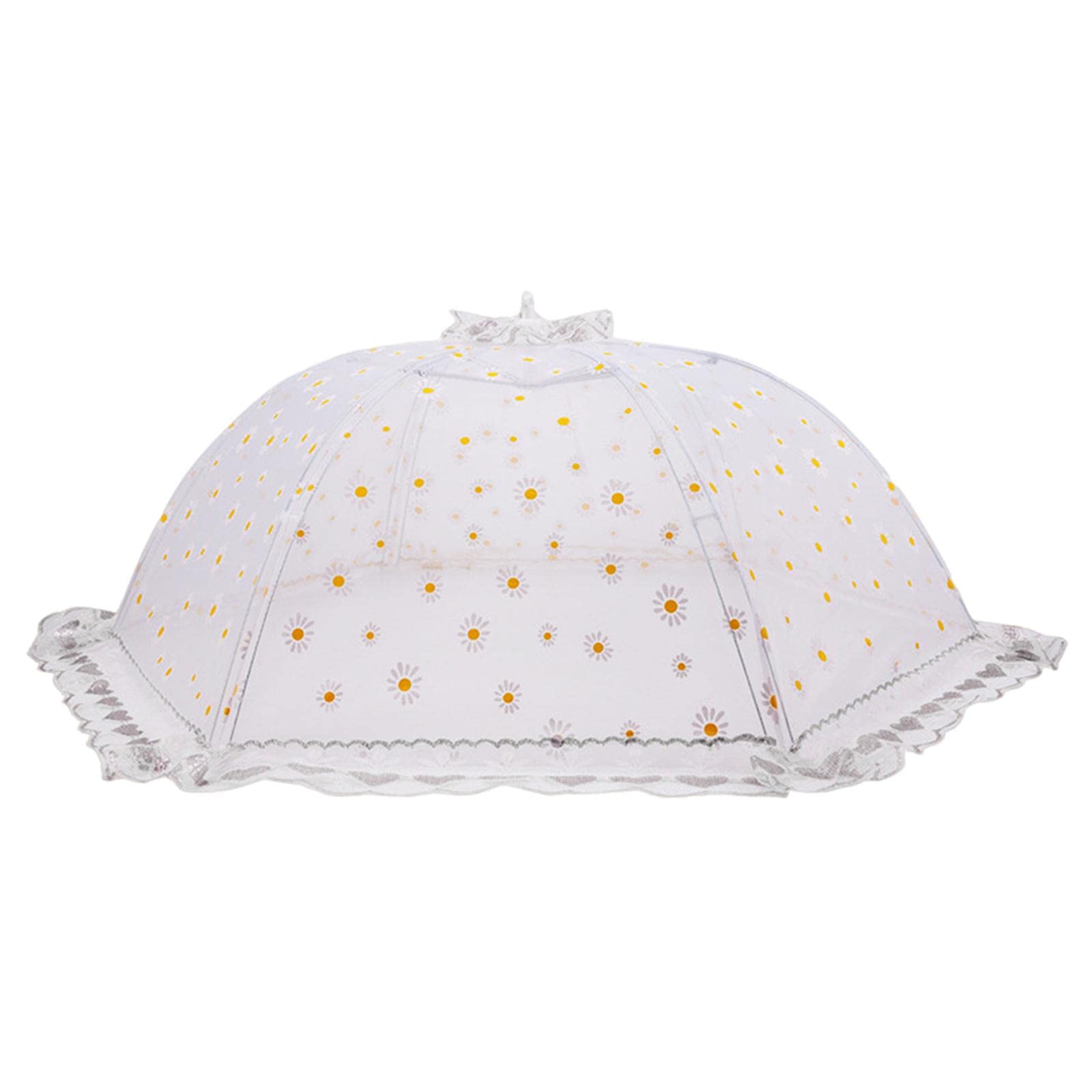 Baoblaze Portable Food Cover - Reusable Anti-Fly Mesh Dome for BBQ, Picnics, Parties, and Outdoor Dining - Perfect for Protecting Pastries, Fruits, and Dishes (Gray)