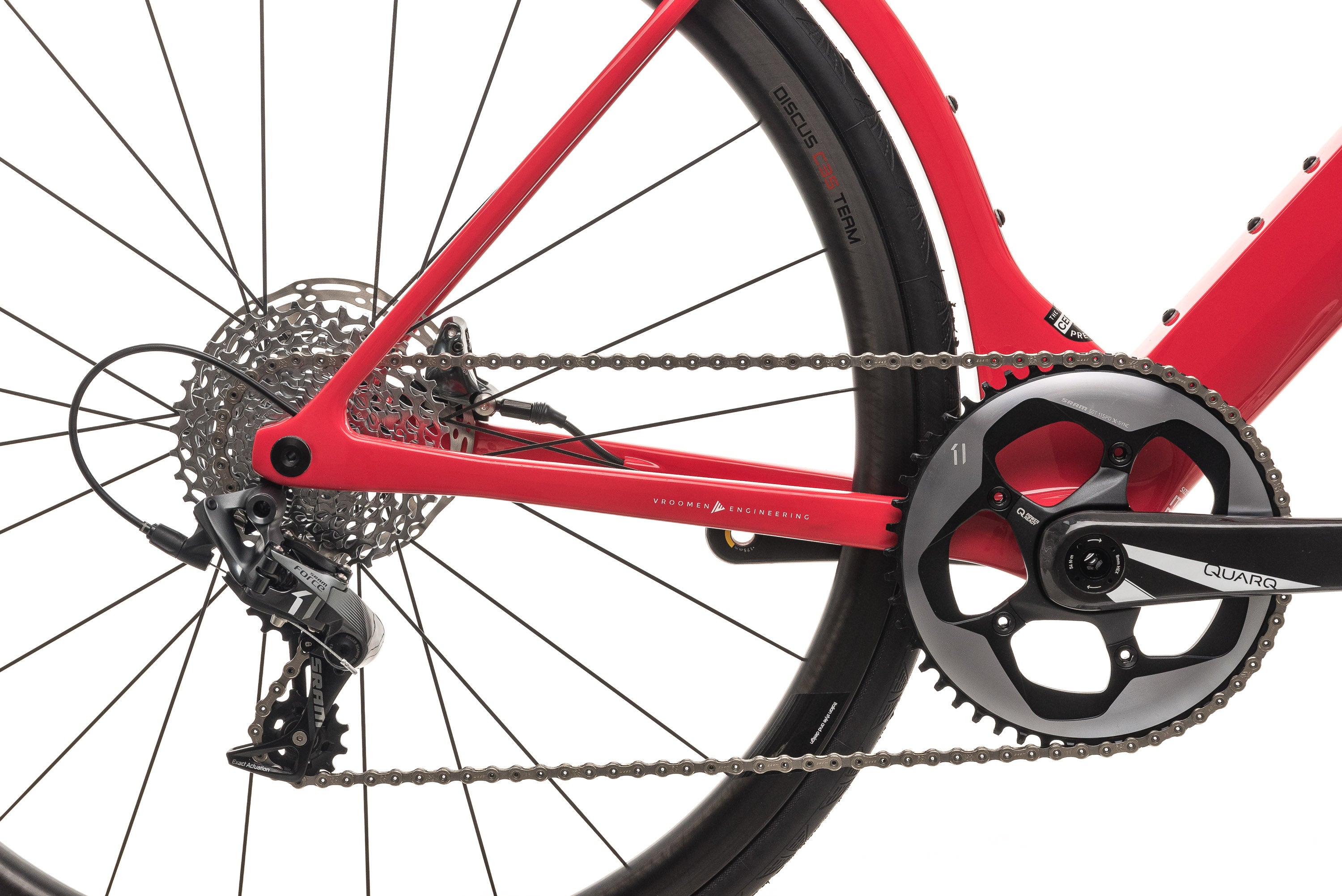 3T Strada Team Force 1x Road Bike 2020 - Large Size Carbon Frame, Lightweight Aero Design for Racing & Endurance Cycling | Perfect for Road Racing, Triathlons & Long-Distance Training