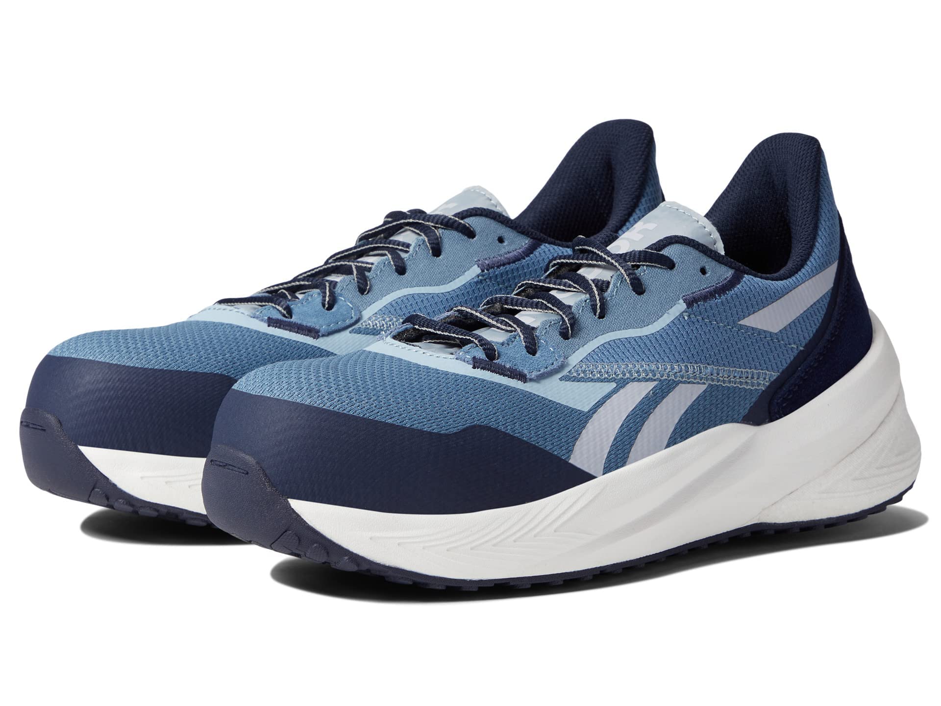 Reebok Women's Rb517 Floatride Energy Daily Work Athletic Composite Toe Shoes - Lightweight Safety Shoes for Women with Cushioned Support - Perfect for Construction, Warehouse & Industrial Work (Blue)