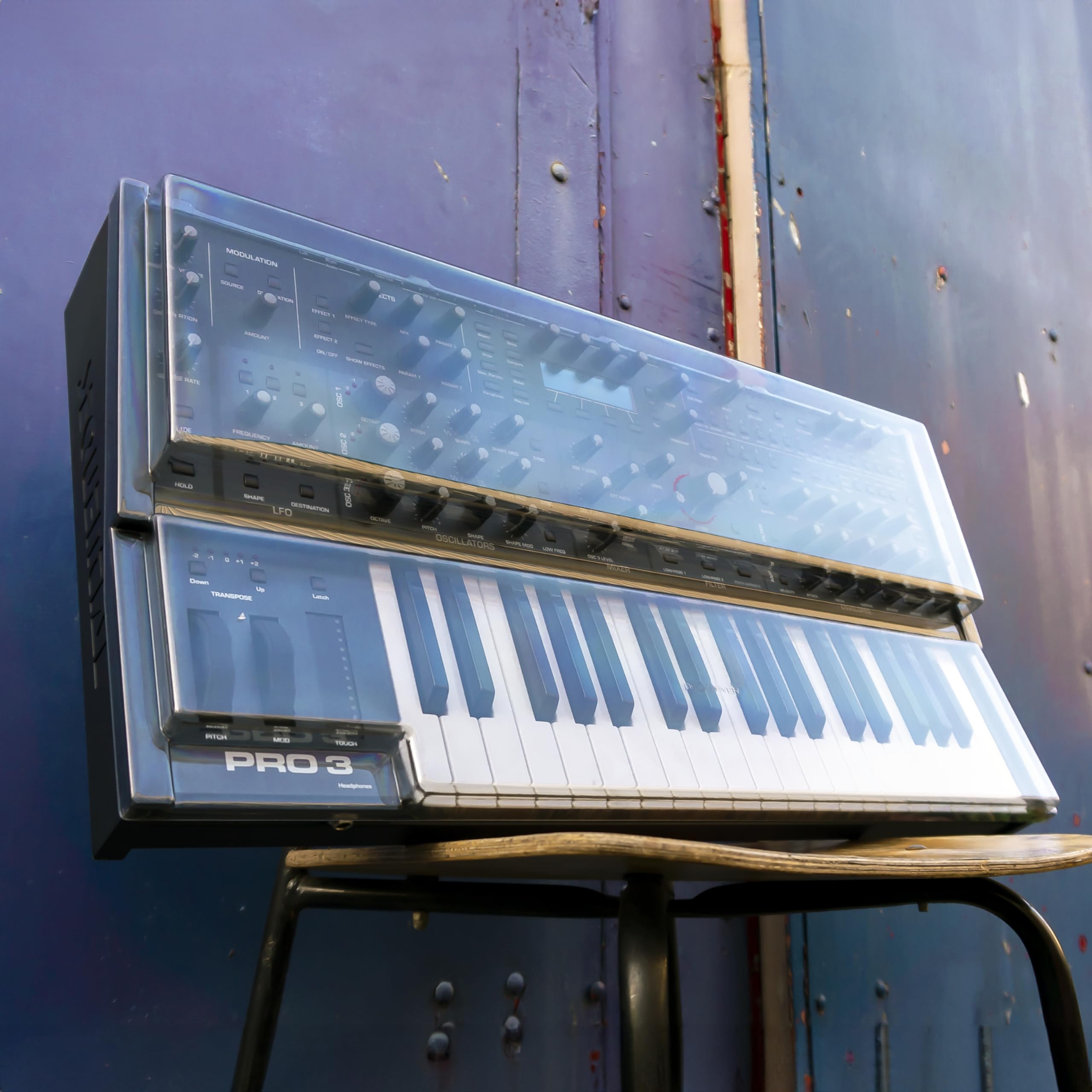 Decksaver Sequential Pro 3 Dust Cover for Novation Circuit - Protective Case for Music Equipment, Perfect for Studio, Live Performances & Travel