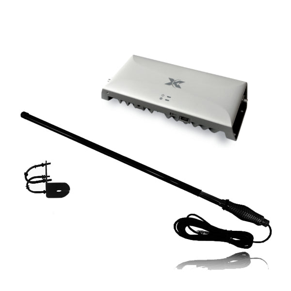 Cel Fi GO G41 Smart Signal Booster & Strike B3 B Antenna Bundle - Boost 4G LTE & 3G Signals for Home, Office, or Remote Work - Enhanced Connectivity for Better Calls & Faster Internet