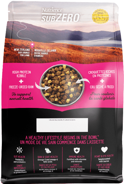 Nutrience SubZero Lamb & Pumpkin Limited Ingredient Dry Dog Food - Grain-Free, High-Protein for Sensitive Stomachs - Perfect for Adult Dogs with Allergies or Digestive Issues