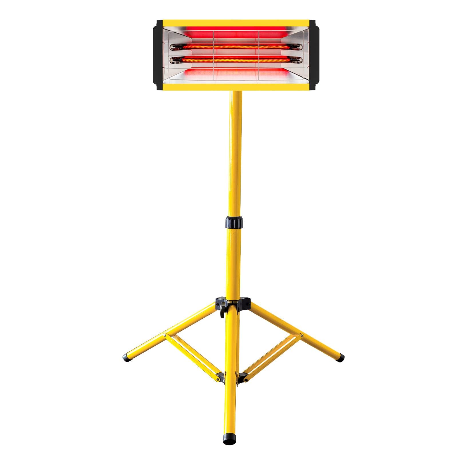 2000W Short-Wave Infrared Paint Curing Lamp - Adjustable Stand Heating Light for Auto Body Repair & Paint Drying Tools - Perfect for Professional Automotive Shops & DIY Car Paint Projects