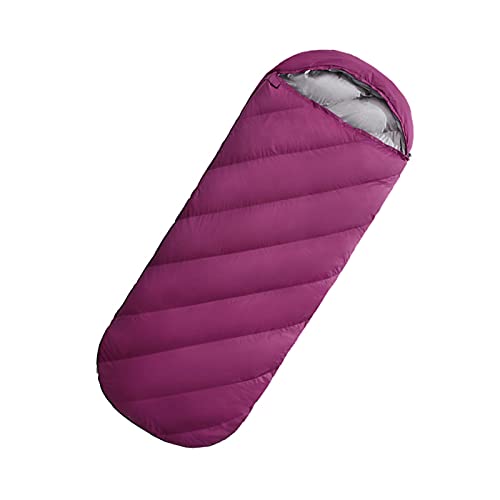 Velvet Sleeping Bag for Adults - Thickened Cold-Proof Winter Sleeping Bag for Camping, Hiking & Mountaineering | 4 Season Outdoor Gear - Blue | Perfect for Backpacking, Travel & Emergency Preparedness