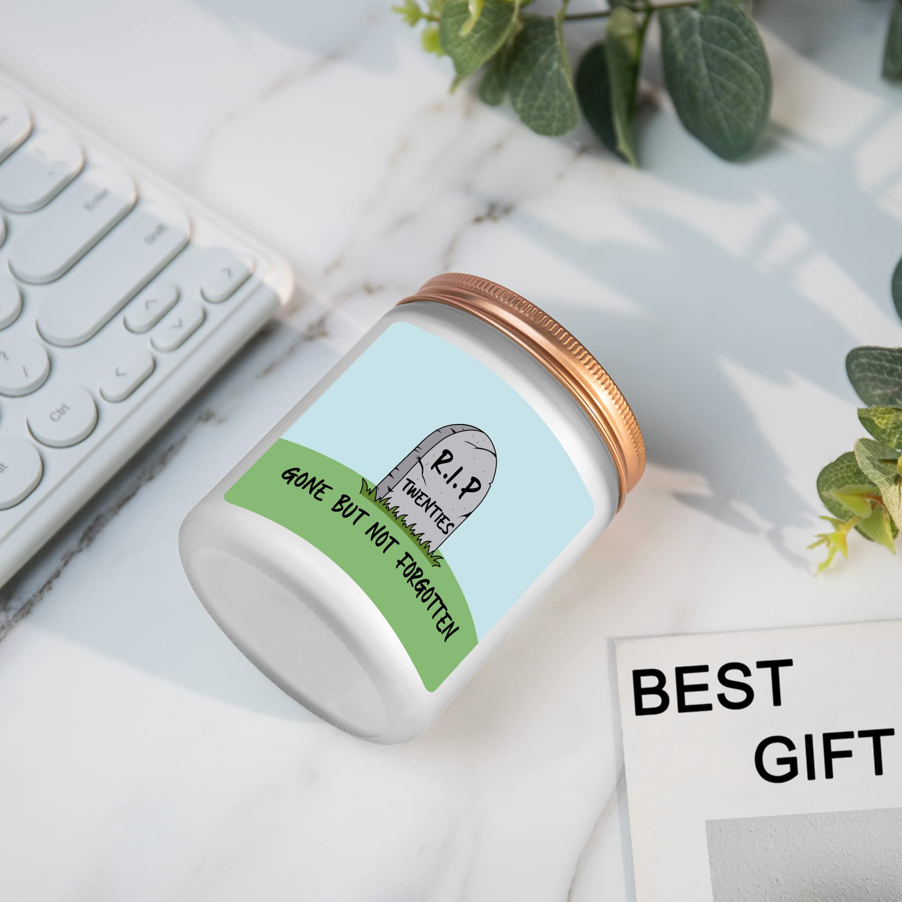 Unique 30th Birthday Gifts for Her & Him - Funny Lavender Scented Candles for Turning 30 Year Old Best Friend, Girlfriend, Boyfriend, Women, Men - Perfect for Relaxation, Home Decor & Special Celebrations