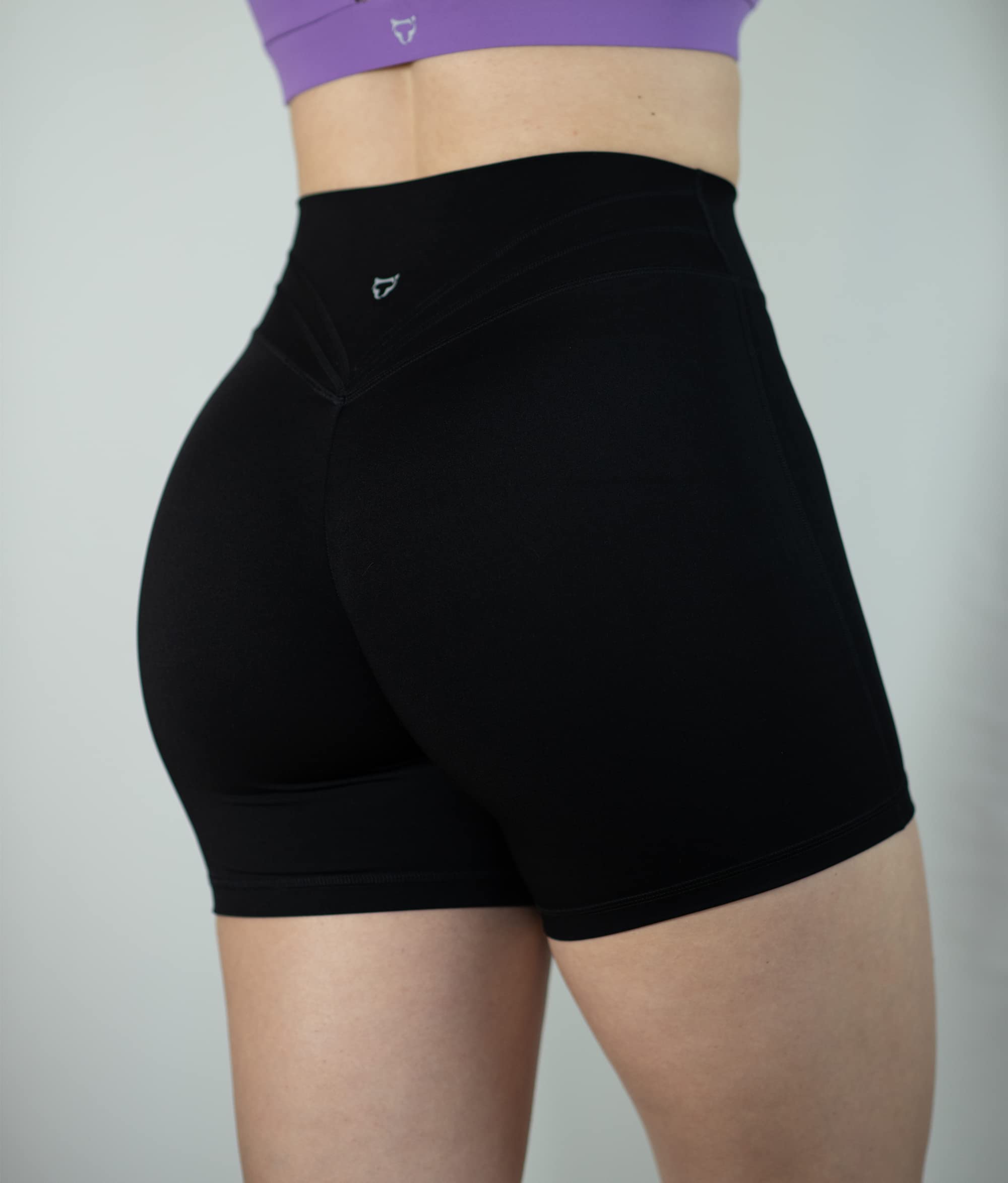 TomTiger Women's High Waist Workout Shorts - Gym, Running, Yoga & Bike Exercise Shorts with Tummy Control - Perfect for Fitness, Training & Active Lifestyle