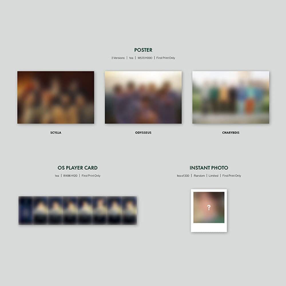 ENHYPEN Dimension Dilemma 1st Album Set (ODYSSEUS/SCYLLA/CHARYBDIS Versions) - K-Pop Collectible with Weverse Gift, Folded Poster & OS Player Card | Perfect for K-Pop Fans, Album Collectors and ENHYPEN Lightstick Owners