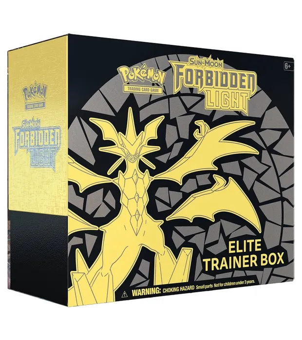Pokemon Sun & Moon Forbidden Light Elite Trainer Box ETB - 36 Booster Packs, Exclusive Cards & Collectibles for Trading Card Game Players | Perfect for Tournaments, Gifts & Collectors