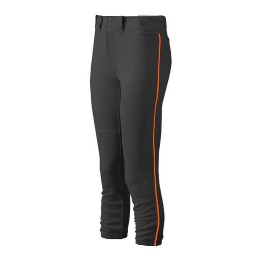Mizuno Women's Select Belted Piped Pants - Comfortable Athletic Pants for Running, Yoga & Casual Wear
