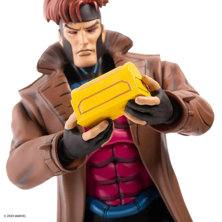 X-Men: The Animated Series Gambit 1/6 Scale Collectible Action Figure - Perfect for Marvel Fans, Display & Comic Book Collections