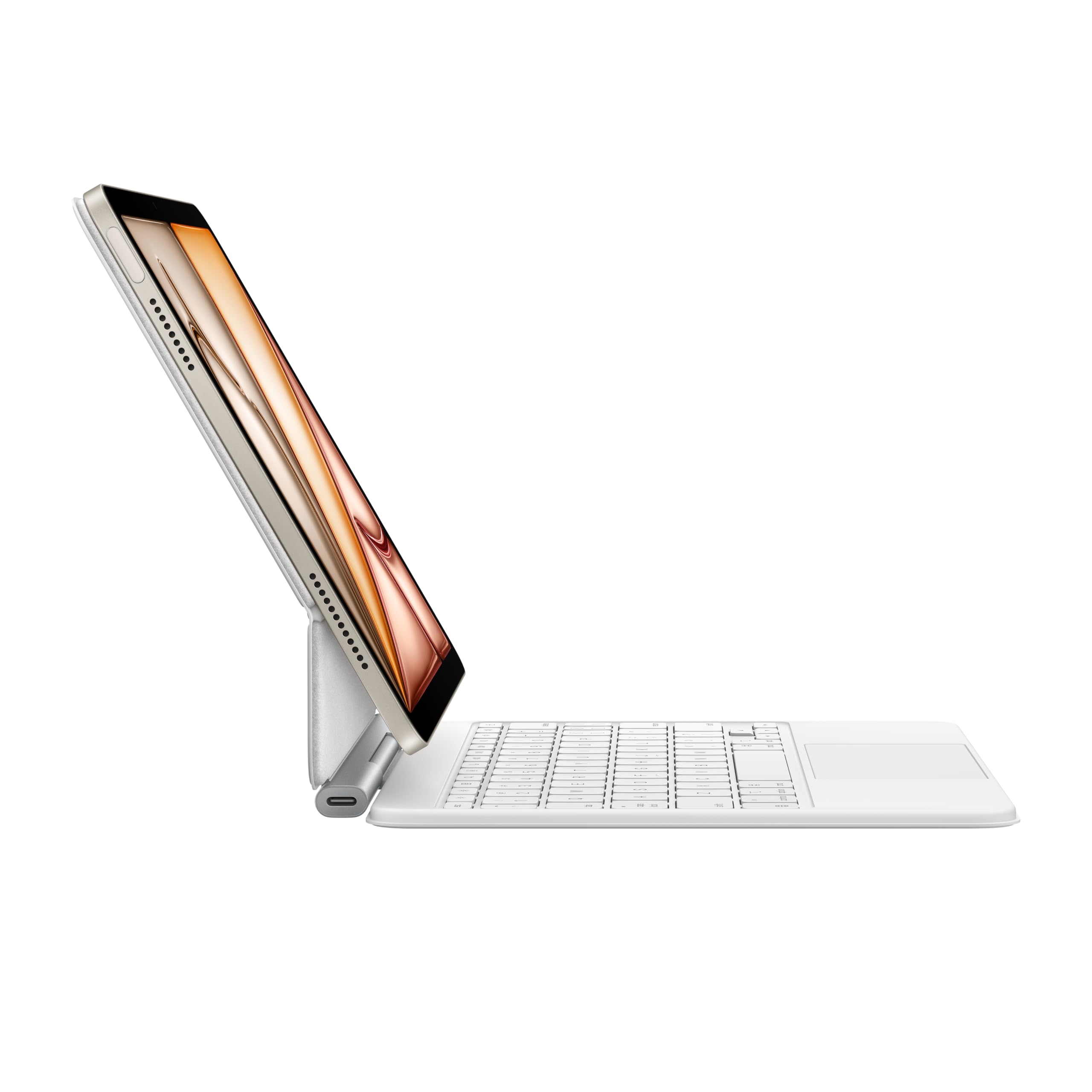 Apple Magic Keyboard for iPad Air 11-inch (M3) - Slim Wireless Bluetooth Keyboard with Trackpad - White (International English Version) - Perfect for Work, Travel & Creative Projects