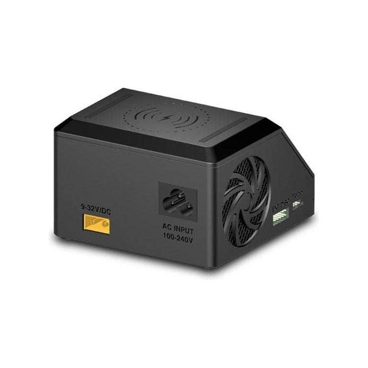 UltraPower UP6 200W 10A 1-6S LiPo/LiHV Dual Channel AC/DC Battery Charger for RC Drones, Cars, and Airplanes - Fast Charging with LCD Display (Cables Not Included)