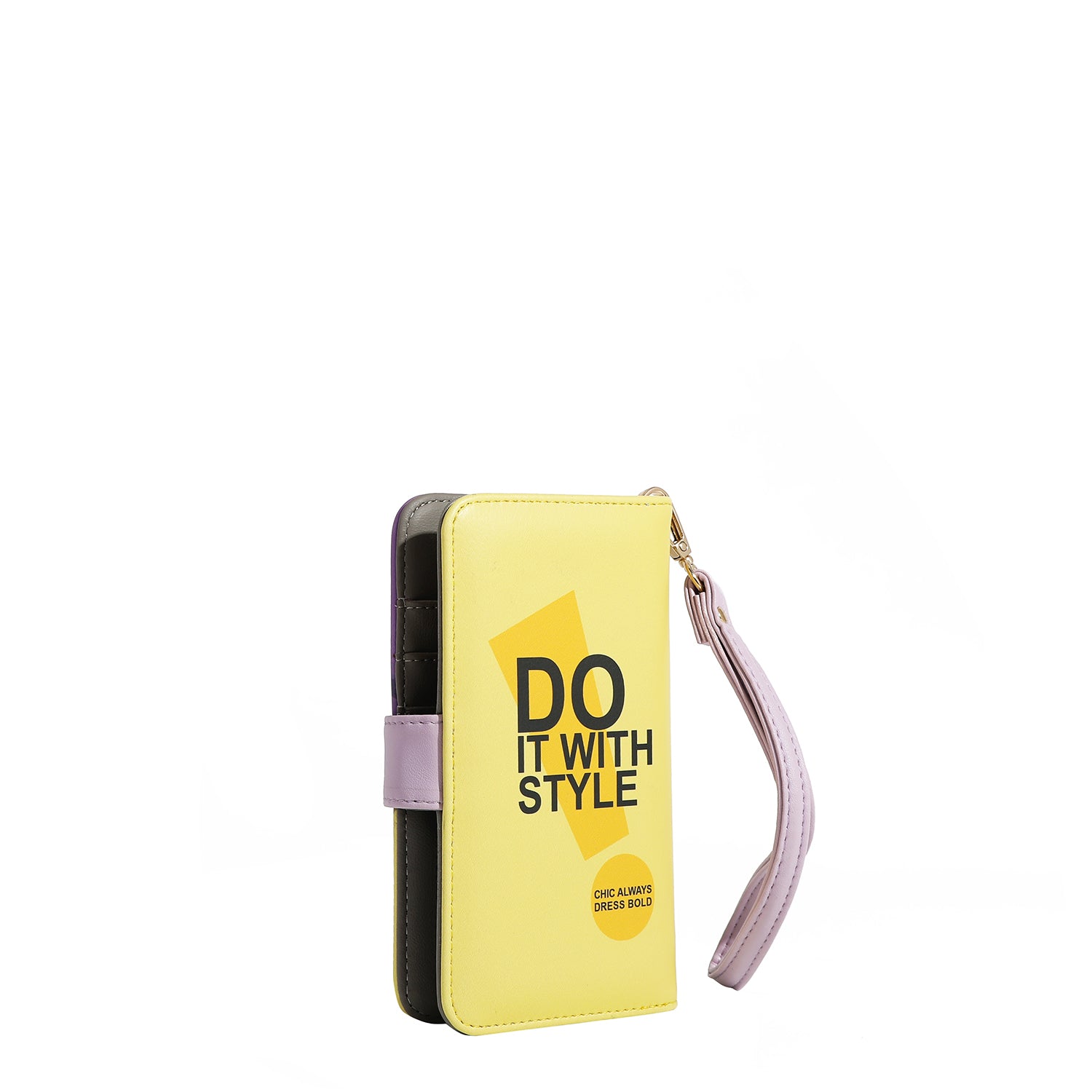 NL Signature Phone Case with Wallet Wristlet - Slim Protective Cover with Card Holder & Wrist Strap for iPhone & Samsung - Perfect for Travel, Shopping & Everyday Use