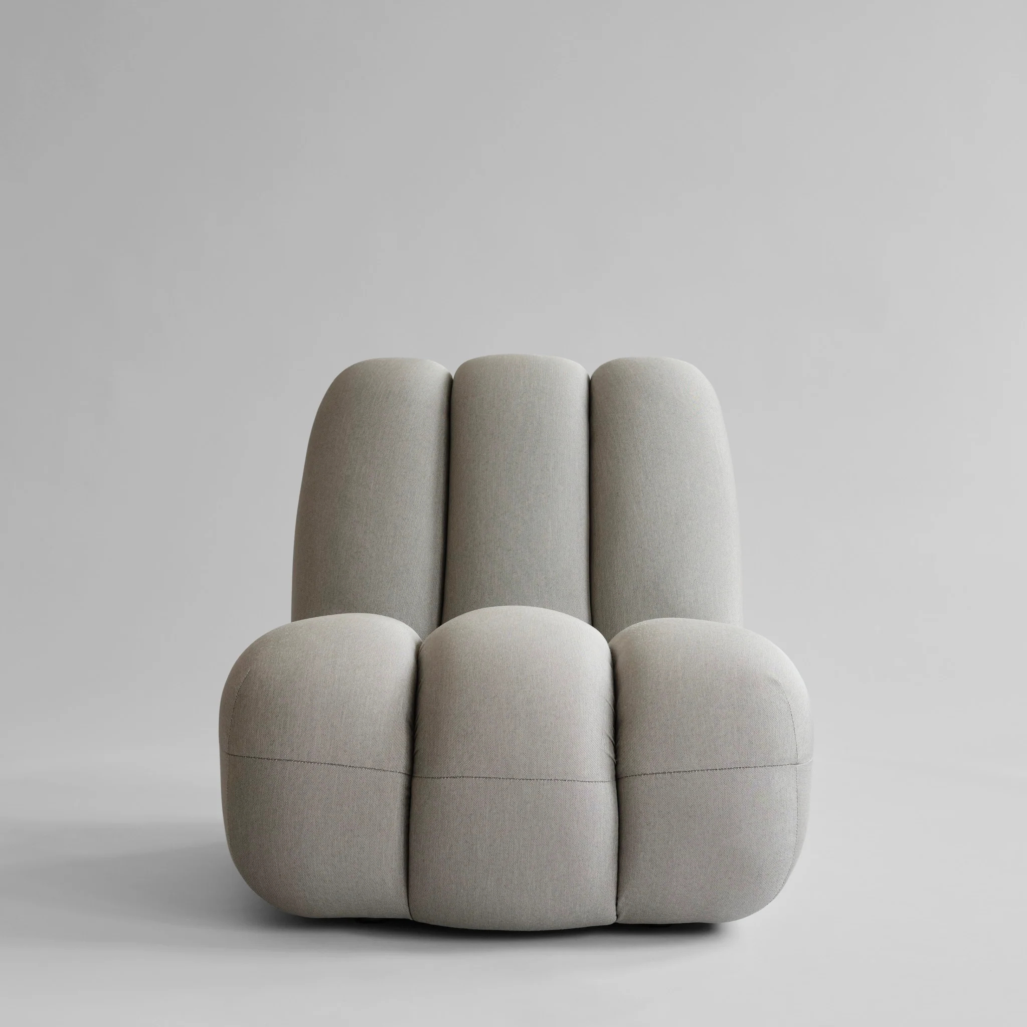PRE ORDER | 101 COPENHAGEN Toe Lounge Chair in Taupe - Modern Scandinavian Living Room Accent Chair for Relaxing & Home Decor