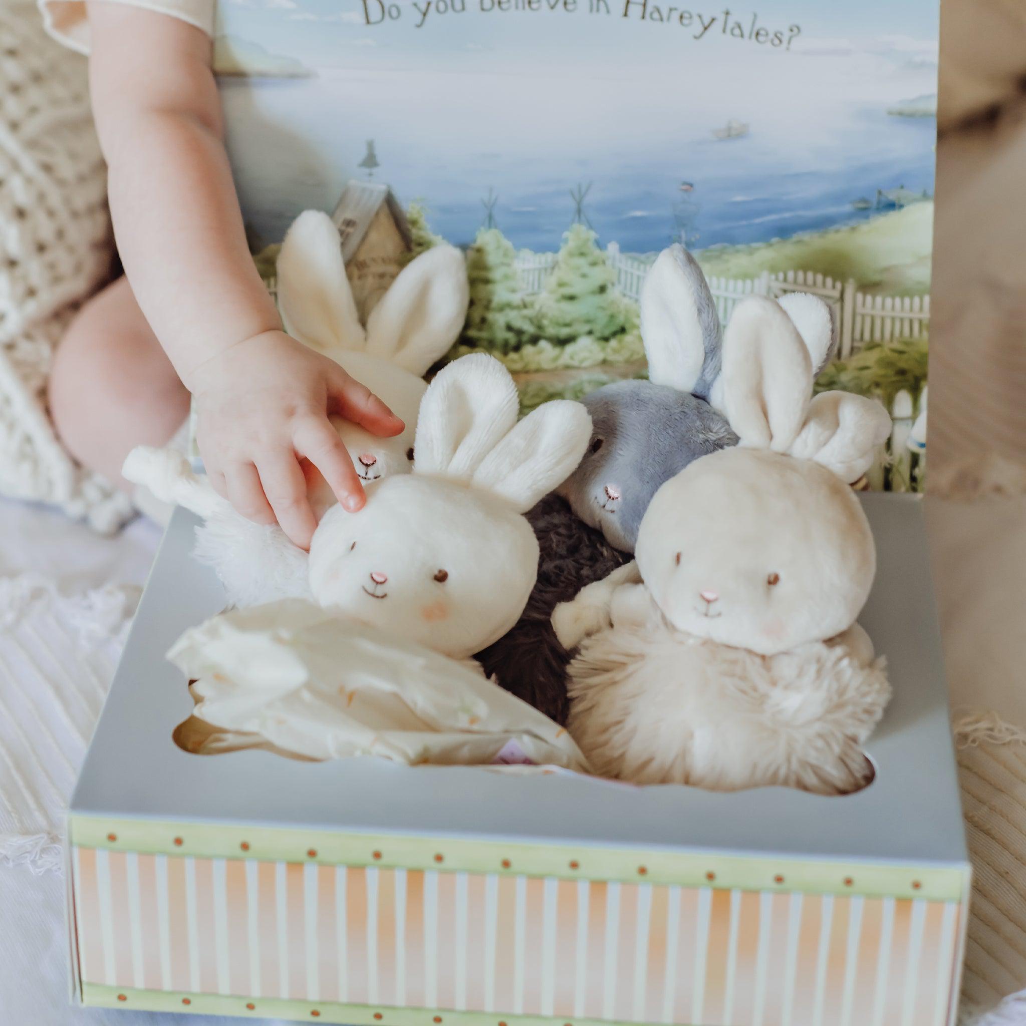 Retired Roly Poly Bunny Collector's Gift Set - Unique Collectible Figurine for Easter Decorations, Home Display & Gift Giving