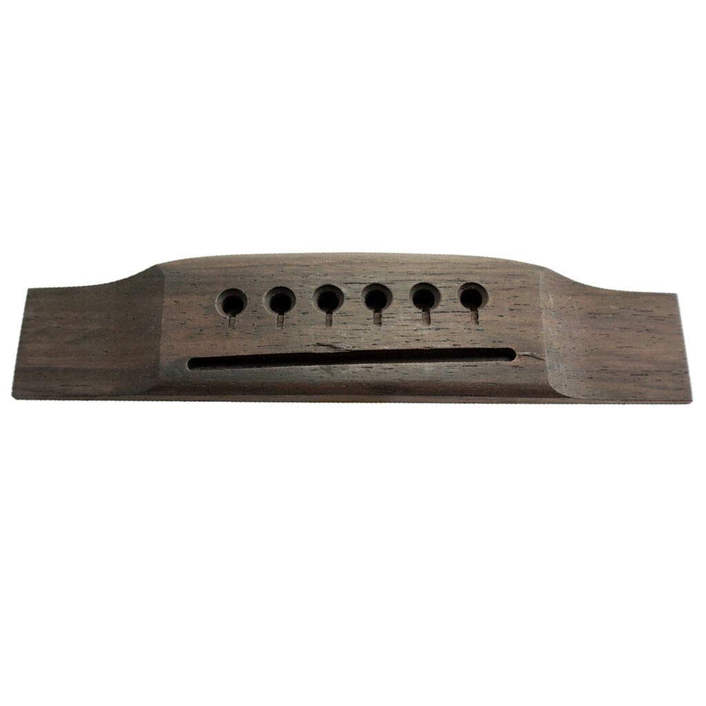 1pc Rosewood 6-String Guitar Bridge Saddle for Acoustic Folk Guitar - Premium Replacement Part for Enhanced Sound & Playability | Perfect for Guitar Repairs, Upgrades & DIY Projects