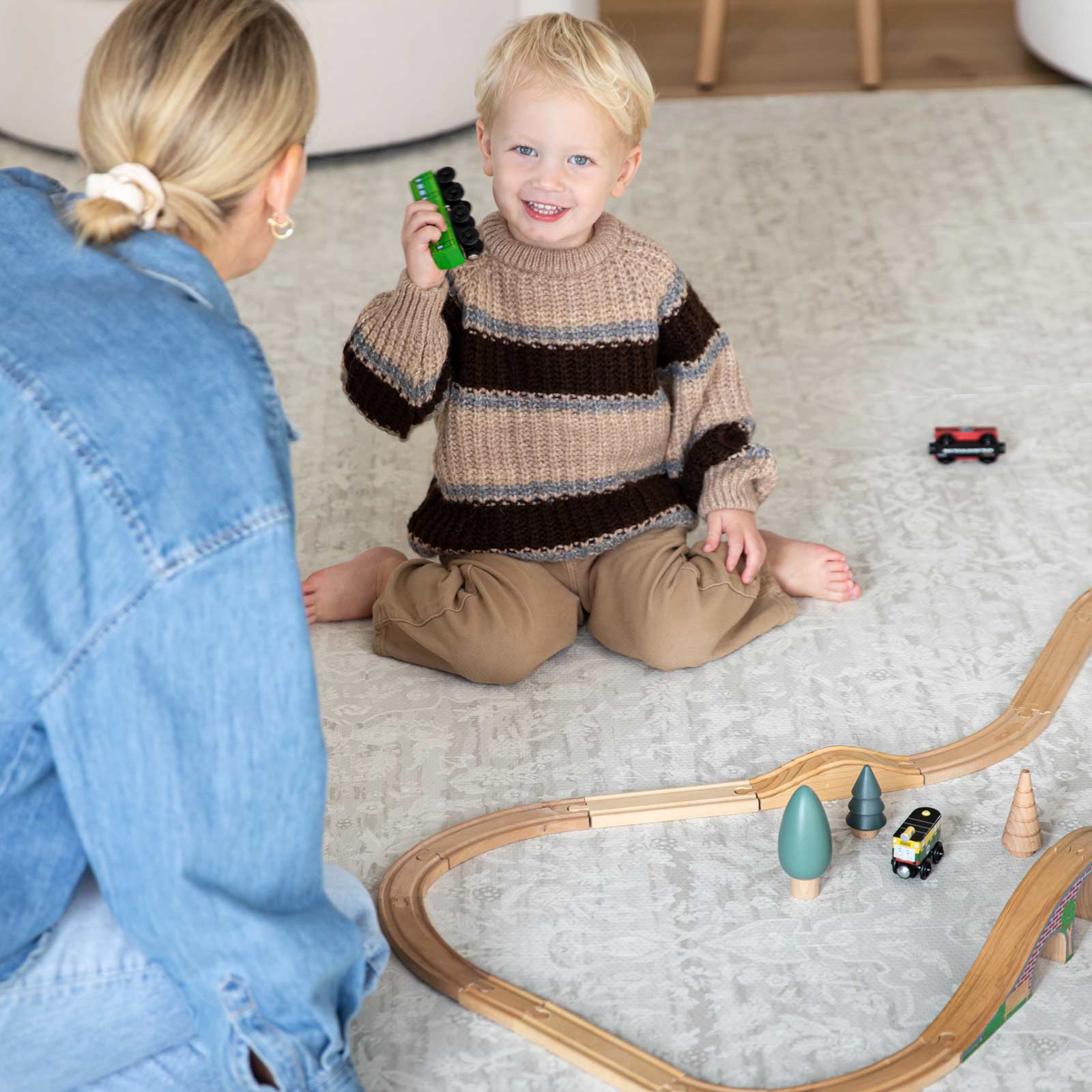 Little Nomad Play Mat | Emile - Non-Toxic, Eco-Friendly Baby Play Mat for Crawling & Tummy Time - Perfect for Nursery, Daycare & Home Play Areas