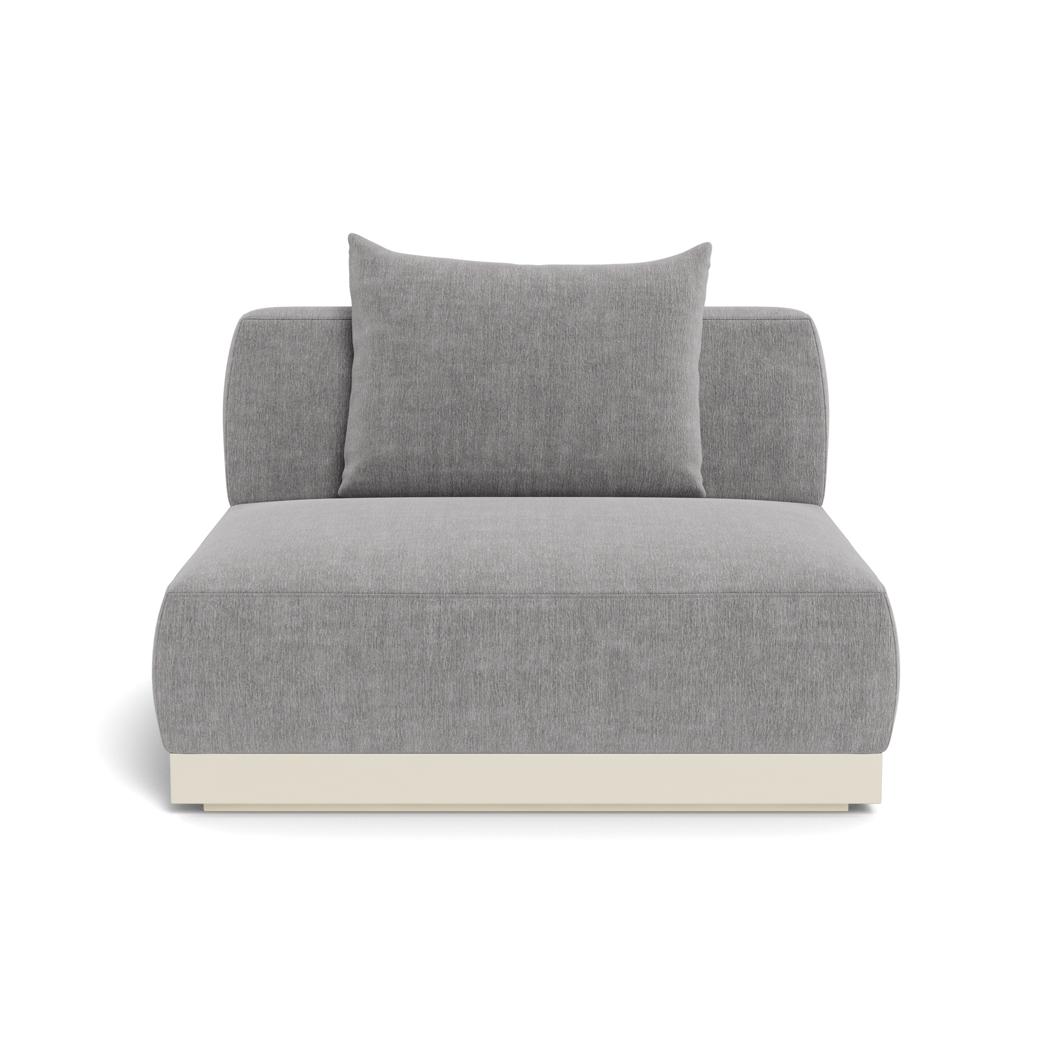 Amalfi Armless Single Sofa - Modern Minimalist Loveseat for Small Spaces | Perfect for Apartments, Studios & Cozy Living Rooms