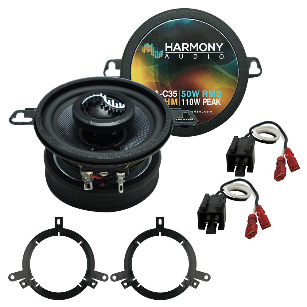 Premium HA-C35 Car Audio Speakers - Compatible with Chrysler PT Cruiser 2002-2010 Front Door Replacement | High-Quality Sound System Upgrade for Enhanced Driving Experience