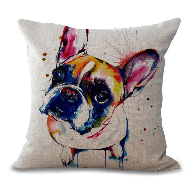 Bullfight Dog Pillow Cases - Soft & Durable Dog Pattern Pillow Covers for Home Decor, Bedroom, Living Room, and Gifts