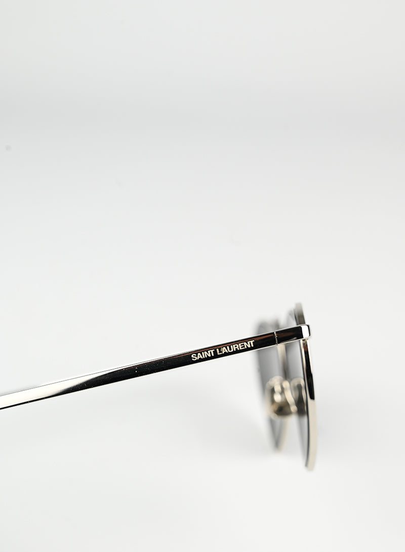 Saint Laurent Heart-Shaped Black Sunglasses - Luxury Fashion Sunglasses for Women, Perfect for Summer Outfits & Beach Vacations