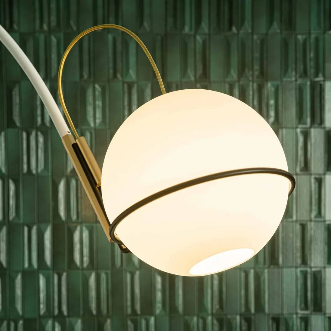 FontanaArte Alicanto Modern Floor Lamp - Adjustable LED Reading Light for Living Room, Bedroom & Office - Dimmable Standing Lamp with Touch Control