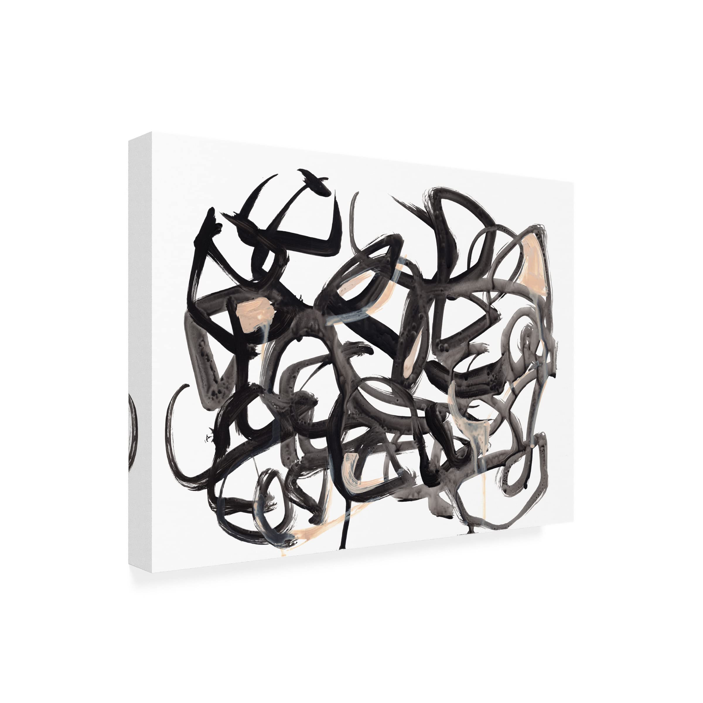 Jennifer Paxton Parker 'Which Way I' Canvas Art Print - Modern Abstract Wall Decor for Living Room, Bedroom & Office - Trademark Fine Art Collection