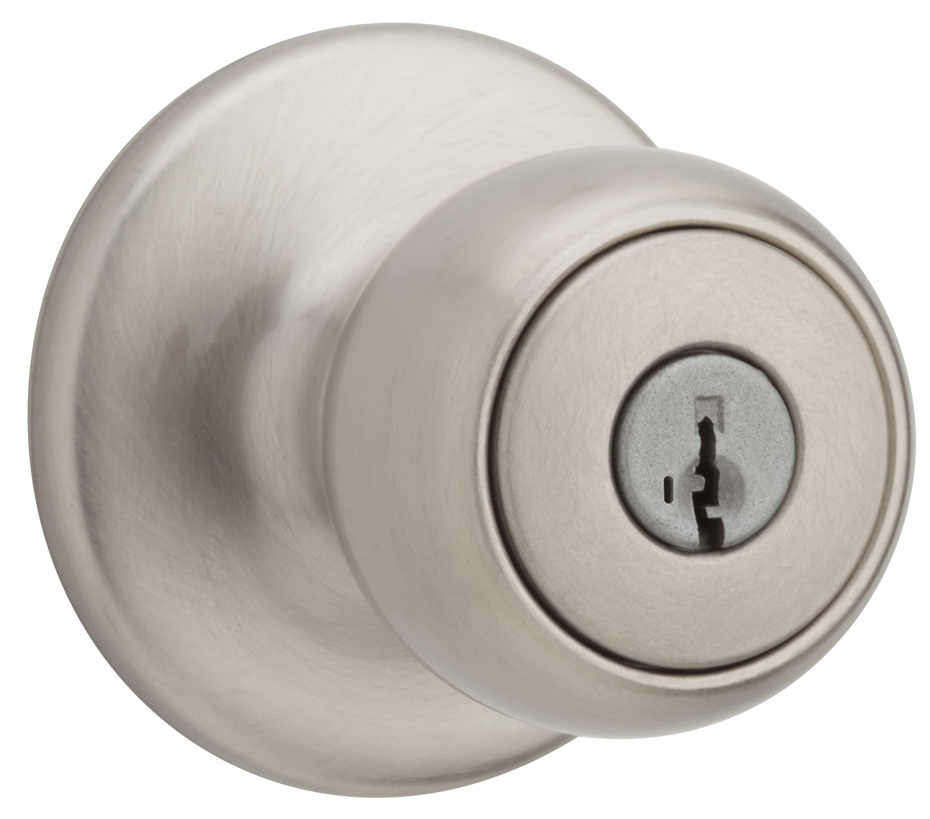 Weiser Satin Nickel Fairfax Smart Key Entrance & Deadbolt Knobset - Keyless Entry Door Lock for Home Security (Perfect for Front Doors, Apartments & Vacation Homes)