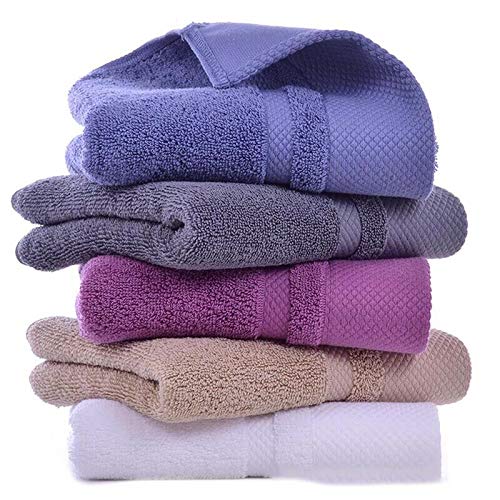Premium 100% Cotton Bath Towel Set - 34x75 Inches, Soft & Absorbent Bathroom Towels for Spa, Gym & Home Use - White by SHG (Bathroom Accessories & Essentials)
