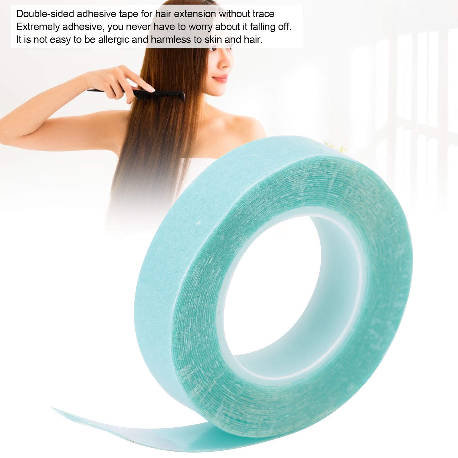 Premium Double Sided Hair Extension Adhesive Tape - Strong Hold for Extensions, Weaves & Wigs | Salon Professional & Home Use | Waterproof & Skin-Friendly for Daily Styling