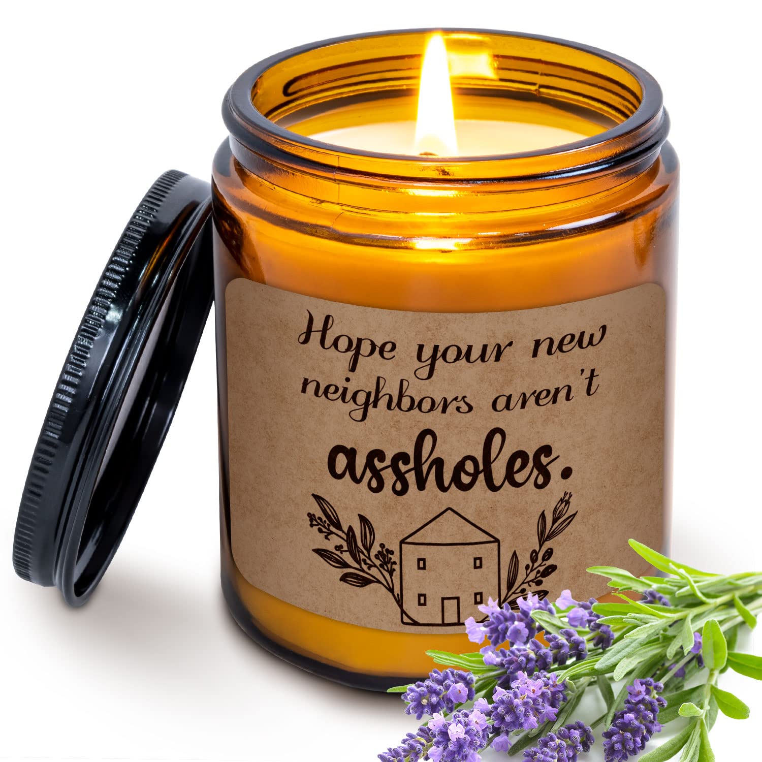 Vetbuosa Funny Scented Candle - 7oz 50H Burn Time, Christmas Gifts for Best Friends, Housewarming & Birthday Gifts for Women - Perfect for BFF Going Away Parties, Cozy Home Decor & Relaxation