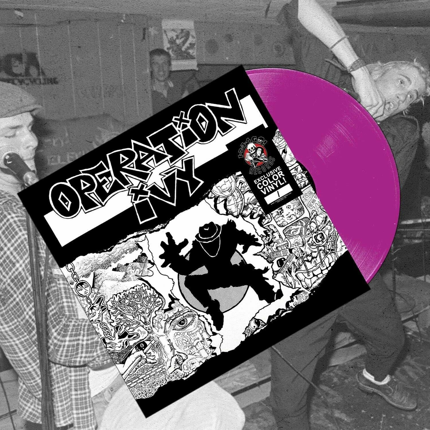 Operation Ivy - Energy Limited Edition Hand Numbered Neon Violet Vinyl LP Record | Punk Rock Music Collectible for Fans & DJs | Perfect for Home Listening, Parties & Vinyl Collections