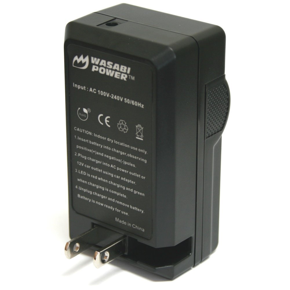 Wasabi Power EN-EL24 Battery (2-Pack) with Charger - Compatible with Nikon DSLR Cameras - Perfect for Travel, Photography & Backup Power