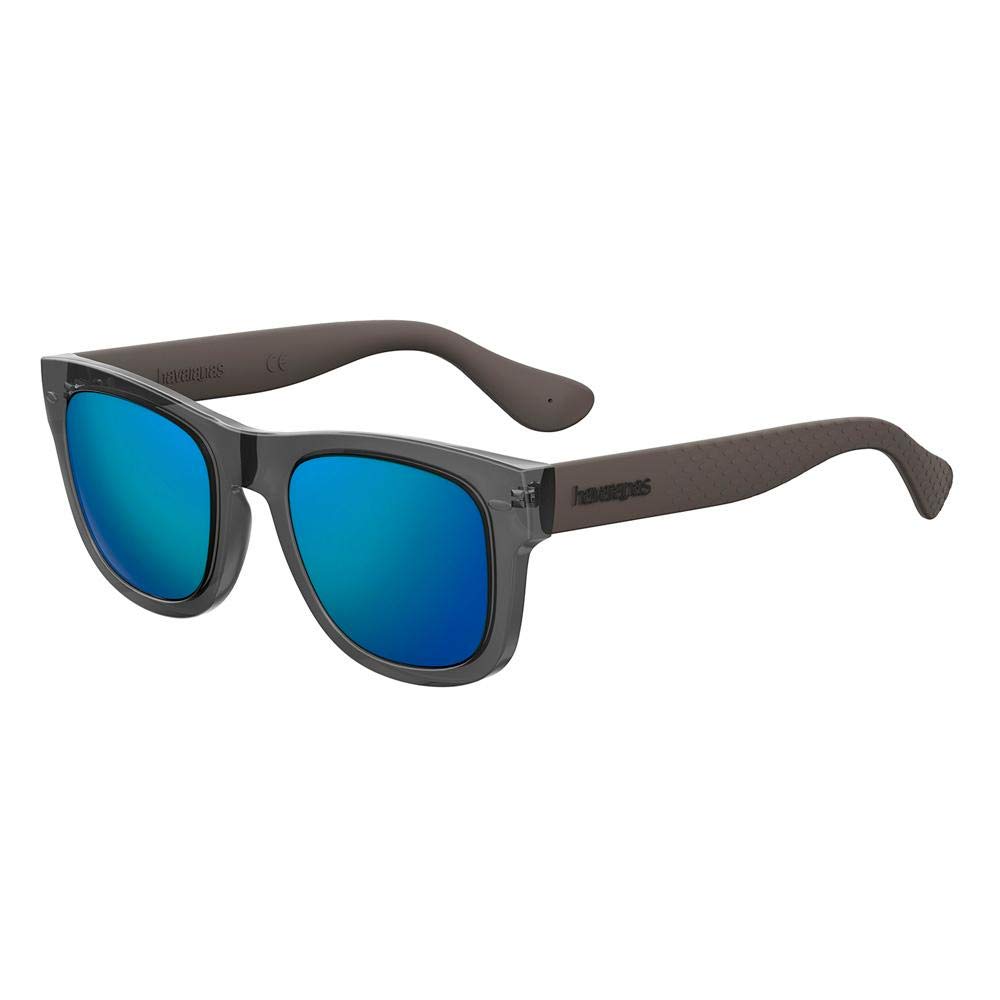 Havaianas Paraty Square Sunglasses for Women & Men - 50mm Dark Grey UV Protection - Perfect for Beach, Travel & Outdoor Activities